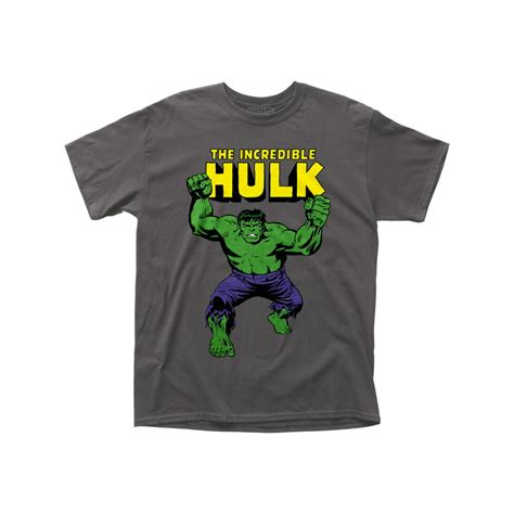 Hulk Incredible Hulk Mens Incredible Hulk T Shirt Charcoal Walmart