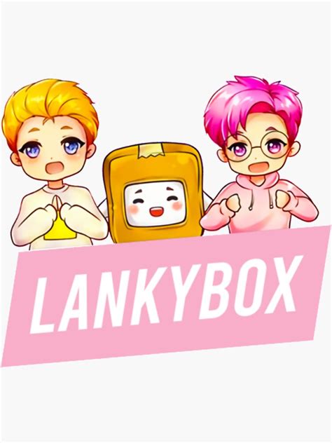 Lankybox Sticker By TrendyDesignC Redbubble