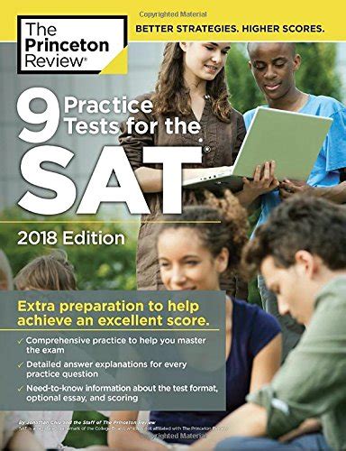 Pdf Download 9 Practice Tests For The Sat College Test Preparation By