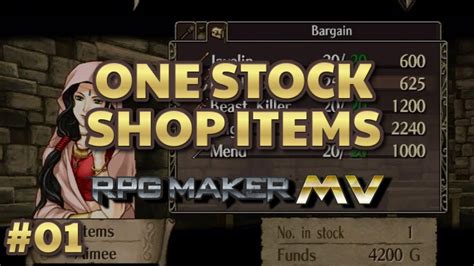 Rpg Maker Mv Tutorial One Stock Shop Items Srdudes Switch Shop