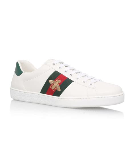 Gucci Ace Bee Sneakers In White For Men Lyst