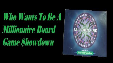Who Wants To Be A Millionaire Board Game Showdown Youtube