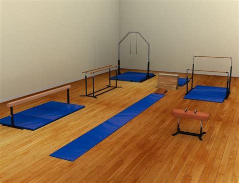 Gymnastics Equipment Daz 3d
