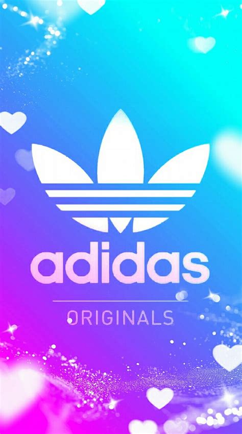 Love Adidas Bright Logo Originals Sparkles Sparkling Hd Phone