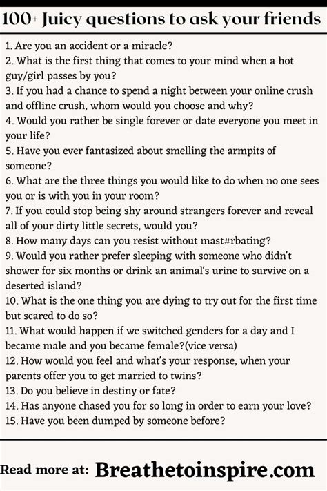 juicy truth questions for teenagers interesting questions to ask friends t or d questions over