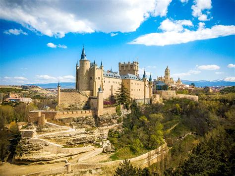 Alcazar De Segovia The Walt Disney Castle In Segovia Spain
