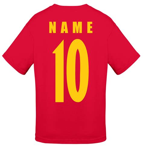 Auch bei vereinsexpress findest du die aktuellen spanien em trikots 2020/21 der mannschaft. España España niños camiseta FanShirt t-shirt WM 2022 ...