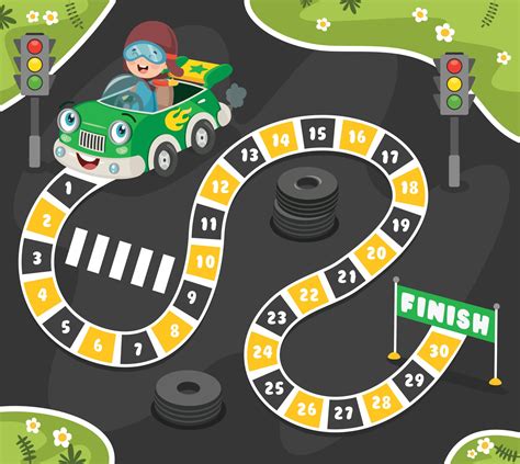 Numbers Boardgame Illustration For Children Education 2824956 Vector