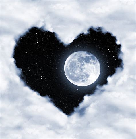 Best Moon Heart Stock Photos Pictures And Royalty Free Images Istock