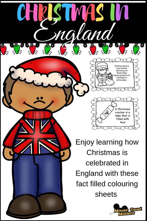 Christmas In England Mini Book For Early Readers
