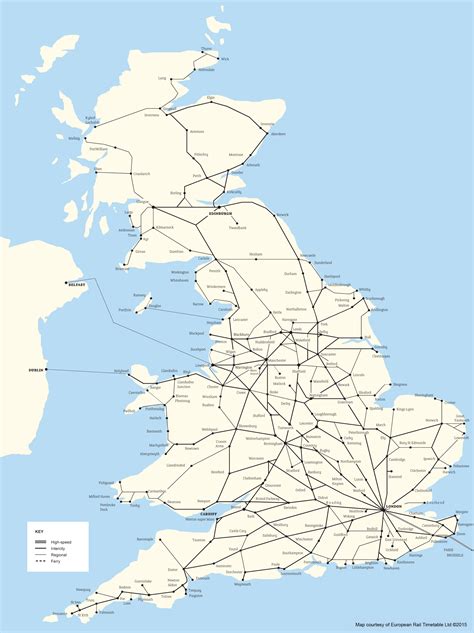 Uk Rail Map Uk Rail Track Map Uk Rail Map Map Of Britain Images And Photos Finder
