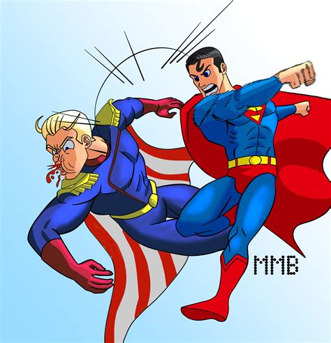 Superman Vs Homelander By Markerbot On Deviantart