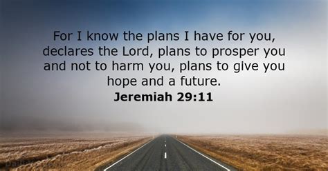 Enjoy reading and share 7 famous quotes about jeremiah 29 11 with everyone. Verse of the Day - Jeremiah 29:11 KJV - Highland Park ...