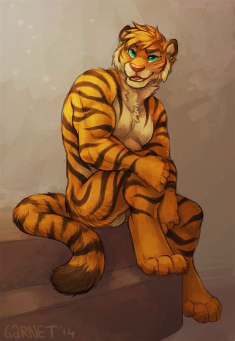 Tiger By Cherryblossom Furries Pinterest Tigers And Furry Art