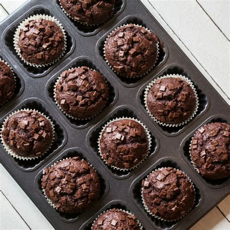 Chocolate Chunk Muffins From A Cake Mix Walking On Sunshine Recipes