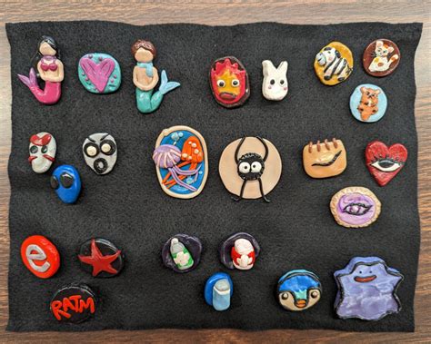 Polymer Clay Pins An Artist Cannot Fail It Is A Success Just To Be One