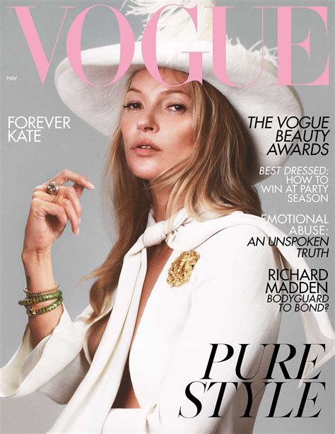 Kate Moss Covers The May 2019 Issue Of British Vogue British Vogue