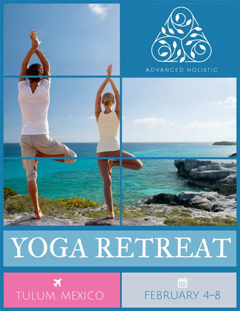 Yoga Retreat Flyer Template Mycreativeshop