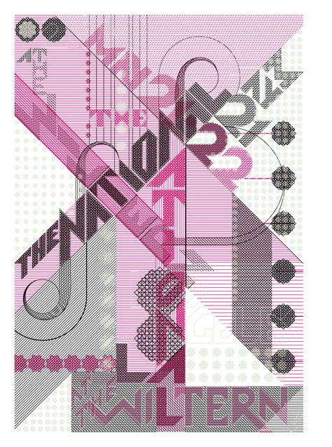 Marian Bantjes The National Wiltern Poster For The National Vector
