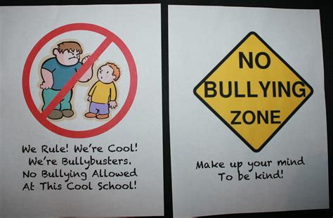 No Bullying Poster Anchor Charts Classroom Freebies