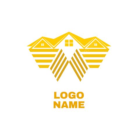 Gold House Logo Vector Hd Png Images Housing Logo With Gold Line House