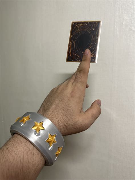 Stl File Yu Gi Oh Dueling Gauntlet Starchip Bracelet S~xl Size・3d Printable Model To Download