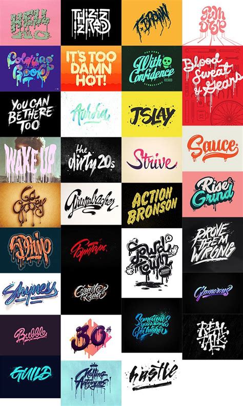 30 Custom Lettering Designs With Drips Runs And Splatters Artofit