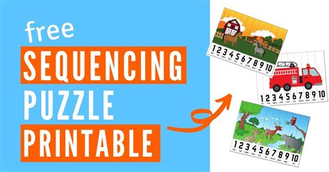 Sequencing Puzzle Printable For Toddlers High Chair Chronicles