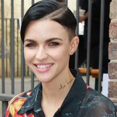 Ruby Rose — Day 3 2014 Mbfwa Front Row Fashion Week Celebrity Hair