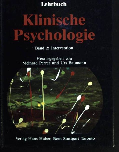 Lehrbuch Klinische Psychologie Von Urs Baumann Zvab