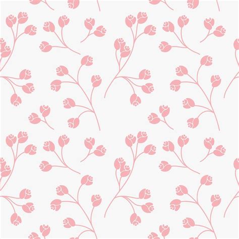 Seamless Texture With Floral Background Pattern From Flowers