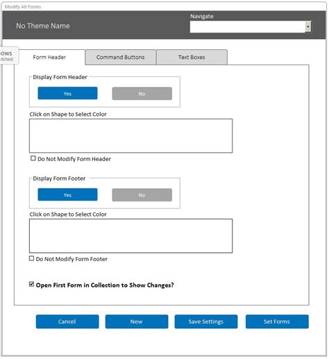 Microsoft Access Modify Forms Database Template