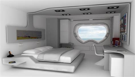P450 Captain Suite In Futuristic Interior Futuristic