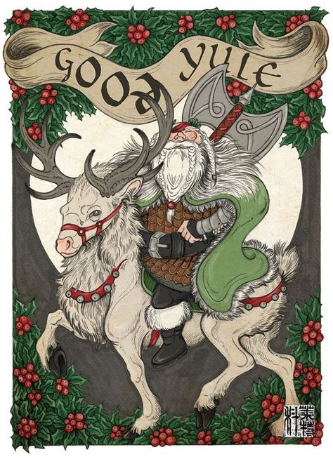 Viking Christmas Cards By Theflyingviper On Deviantart Pagan