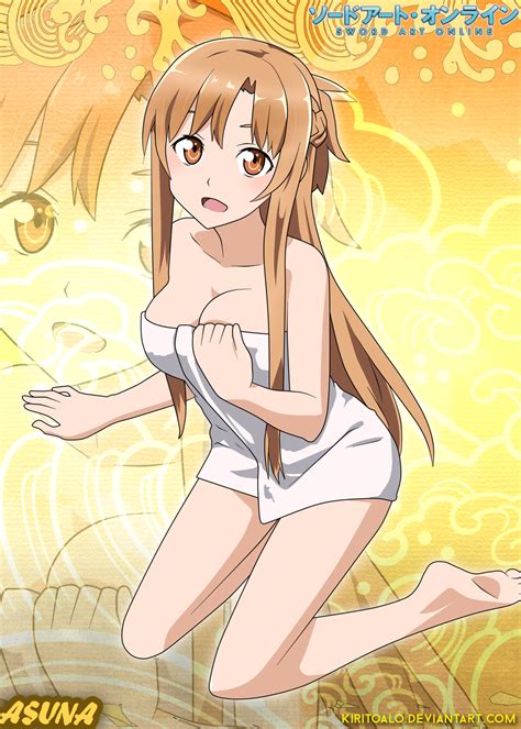 asuna hot spring by twcfree on deviantart