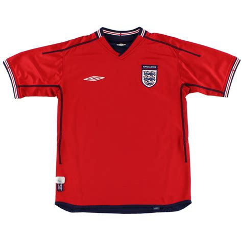 2002 04 England Umbro Away Shirt Xxl Retro England Shirts