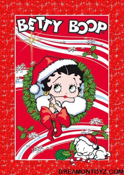 Merry Christmas ~ Betty Boop Pictures Archive Betty Boop Betty Boop