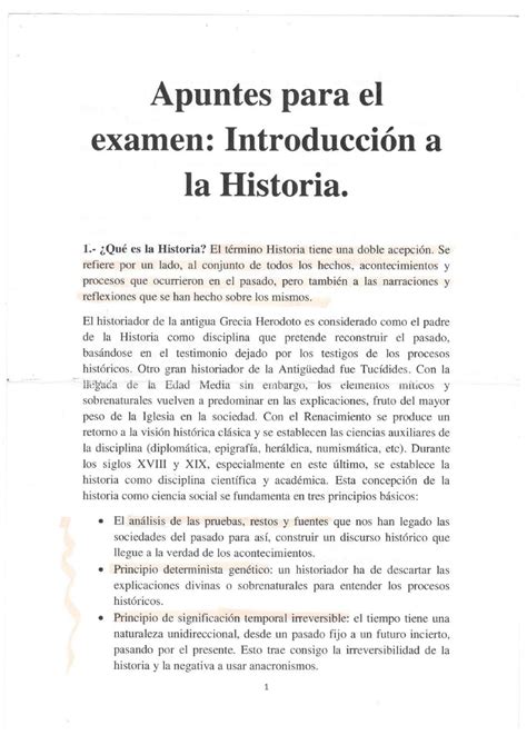 Apuntes Introducción A La Historia Introducción A La Historia Studocu