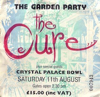 The #backthebowl campaign, which is run by the crystal palace park trust, has smashed its initial £53k fundraising target, thanks in part to the mayor of london's make london programme. The Cure at Crystal Palace Bowl (London) on 11 Aug 1990 ...