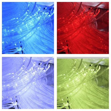 Sensory Fibre Optic Curtain With Colour Change Light Sensory Lighting