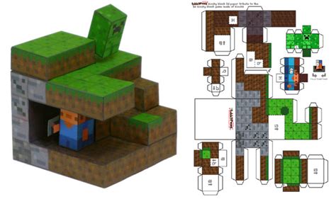 Diy Paper Crafts Minecraft Crafting Paper