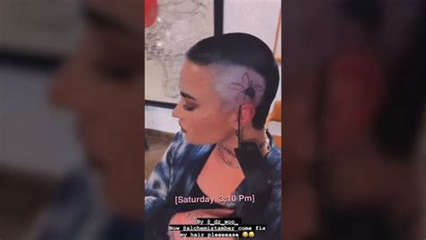 Demi Lovato Shows Off Huge Spider Tattoo On Head And Special Meaning Behind It Mirror Online