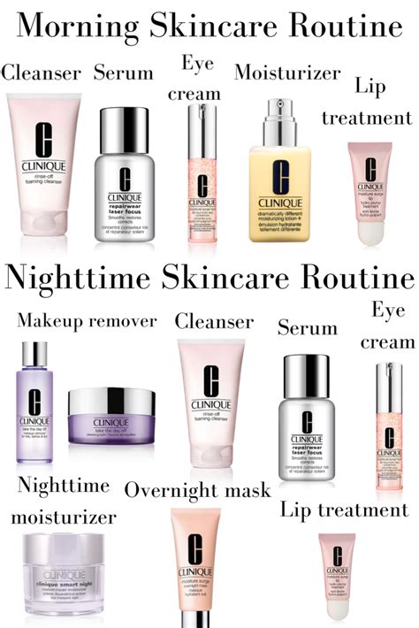 Skincare Routine Morning Night Skin Care Routine 2020