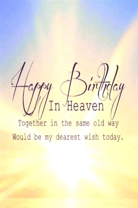 Birthday Wishes In Heaven Quotes Shortquotes Cc