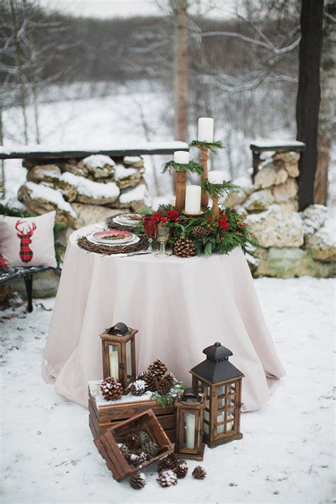 Traditional Christmas Wedding Inspiration Aisle Society