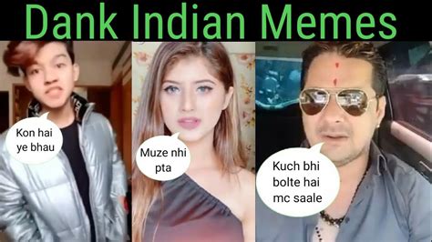 Dank Indian Memes Carryminati Hindustani Bhau Arishfa Khan Funky Videos Youtube