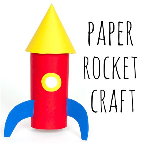 Paper Space Rocket Craft — Doodle And Stitch