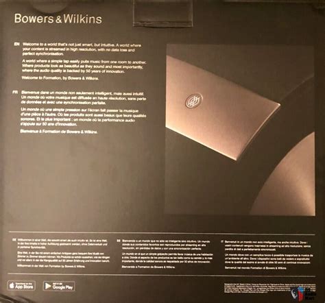 New Bowers And Wilkins Formation Bass Dual 65 250w Wireless Subwoofer