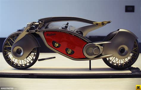 Futuristic Indian Motorcycles Bike Concept By Wojtek