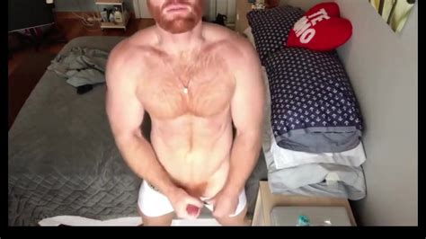 Ginger Hunk Seth Forena Bed Jerks His Cock Until He Cums